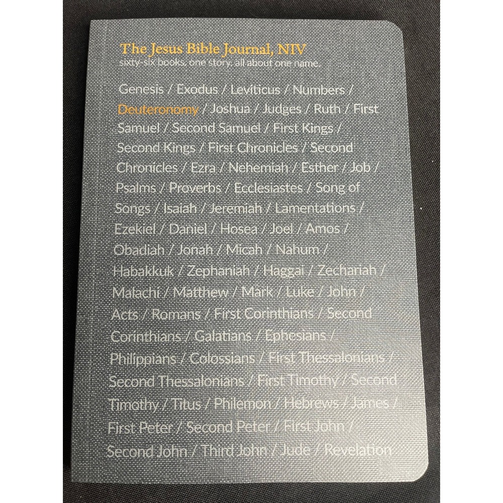 The Jesus Bible Journal NIV Deuteronomy Passion Publishing Comfort Print New